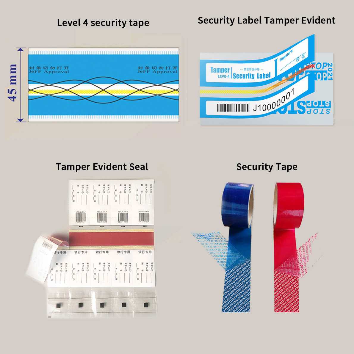 Tamper-Evident Seal & Label
